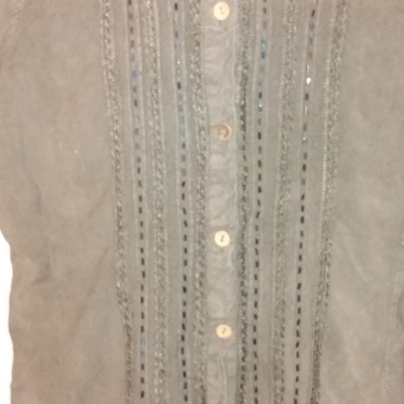Unique Spectrum Blouse with Beads (S) - Picture 5 of 5